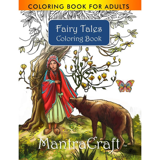 Coloring Book for Adults: Fairy Tales Coloring Book: Stress Relieving Designs for Adults Relaxation
