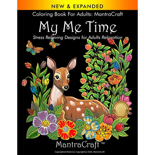 Coloring Book for Adults: MantraCraft®: My Me Time: Stress Relieving Designs for Adults Relaxation