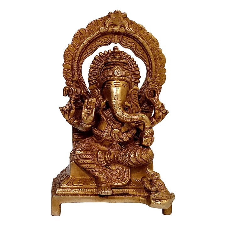 Brass Lord Ganesha Statue – Craftspace