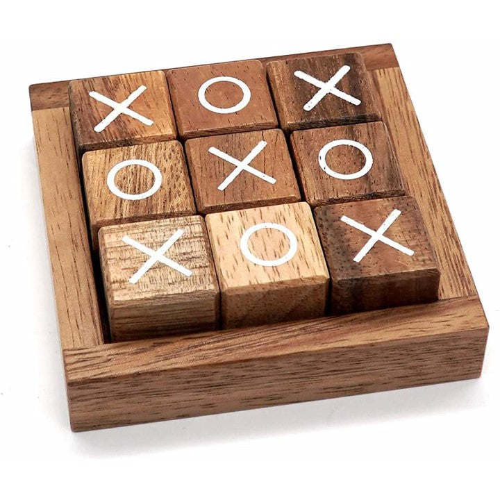 Wooden Tic Tac Toe Board