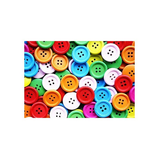 Colored Assorted Buttons